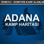 Adana Kamp Alanları Haritası