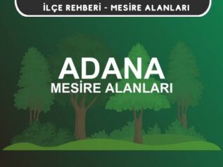 Adana Mesire Alanları Listesi - Kamp ve Piknik Yerleri