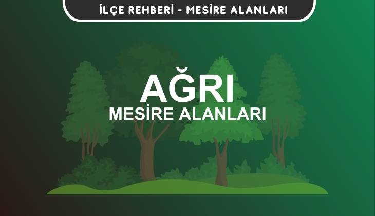 Ağrı Mesire Alanları Listesi - Kamp ve Piknik Yerleri