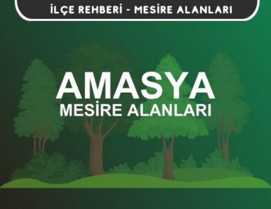 Amasya Mesire Alanları Listesi - Kamp ve Piknik Yerleri