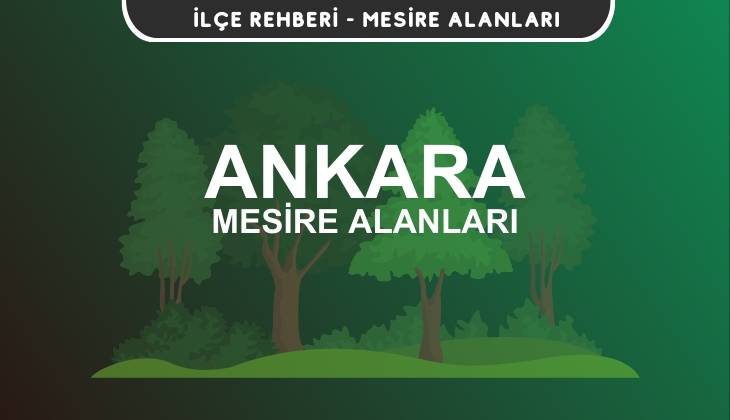 Ankara Mesire Alanları Listesi - Kamp ve Piknik Yerleri