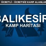 Balıkesir Kamp Alanları Haritası