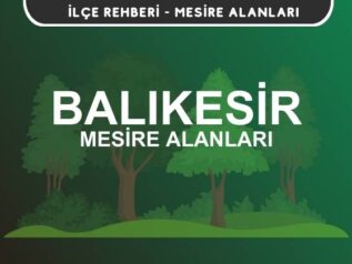 Balıkesir Mesire Alanları Listesi - Kamp ve Piknik Yerleri