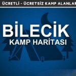 Bilecik Kamp Alanları Haritası