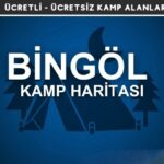 Bingöl Kamp Alanları Haritası