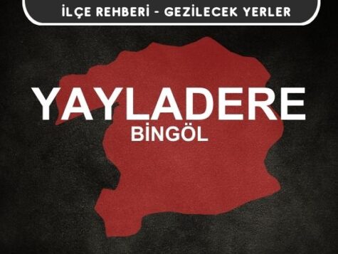 Bingöl Yayladere Gezi Rehberi