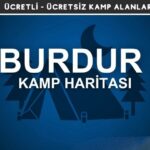 Burdur Kamp Alanları Haritası