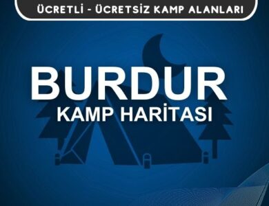 Burdur Kamp Alanları Haritası