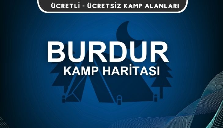 Burdur Kamp Alanları Haritası