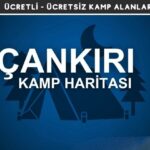 Çankırı Kamp Alanları Haritası