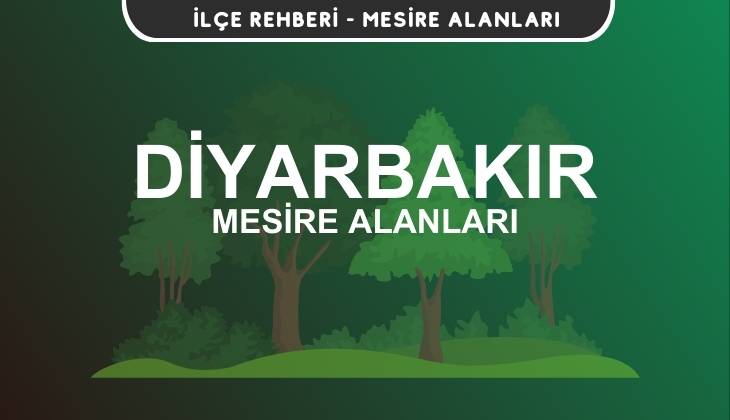 Diyarbakır Mesire Alanları Listesi - Kamp ve Piknik Yerleri