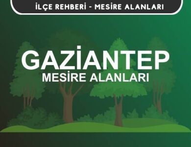 Gaziantep Mesire Alanları Listesi - Kamp ve Piknik Yerleri