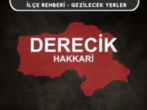 Hakkari Derecik Gezi Rehberi
