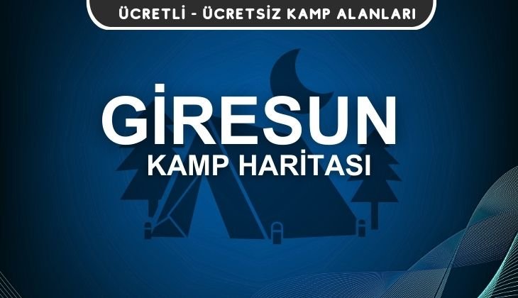 Giresun Kamp Alanları Haritası