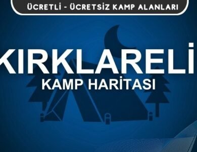 Kırklareli Kaamp Alanları Haritası