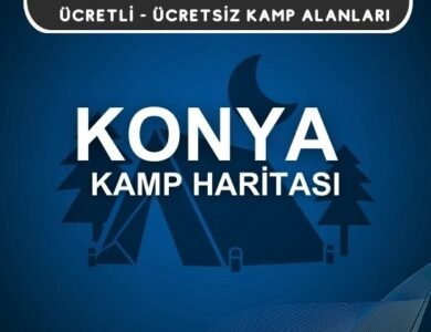 Konya Kamp Alanları Haritası