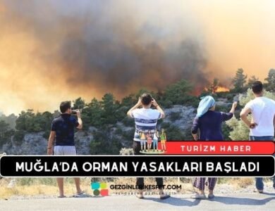 Muğla'da Ormanlık Alanlara Giriş Yasaklandı