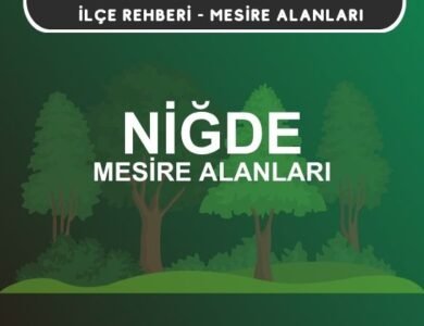 Niğde Mesire Alanları Listesi - Kamp ve Piknik Yerleri