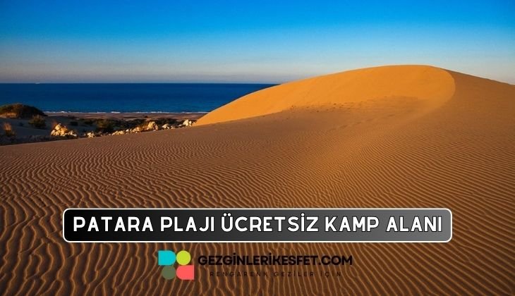 Patara Plajı Kamp Alanı