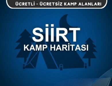 Siirt Kamp Alanları Haritası