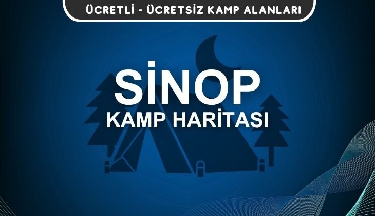 Sinop Kamp Alanları Haritası