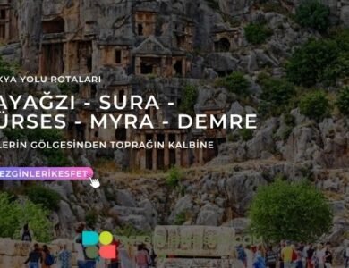 Likya Yolu Çayağzı (Andriake) - Sura - Gürses - Myra - Demre Rotası 18km