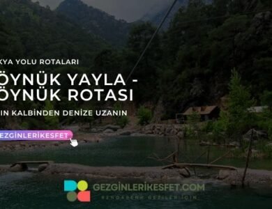 Likya Yolu Göynük Yayla - Göynük Rotası 19km
