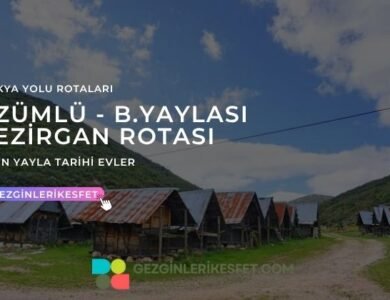 Likya Yolu Üzümlü - Bezirgan Rotası 17km