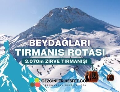 Beydağları Alpinizim Rotası 3070m – Tırmanış Rotaları