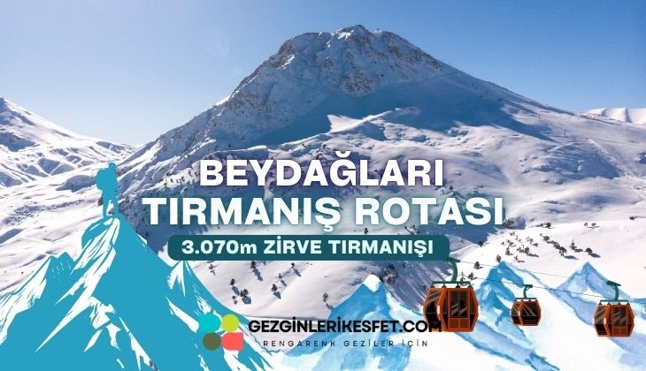 Beydağları Alpinizim Rotası 3070m – Tırmanış Rotaları
