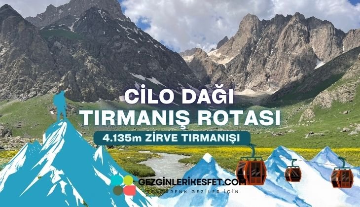 Cilo Dağı Alpinizim Rotası 4135m – Tırmanış Rotaları