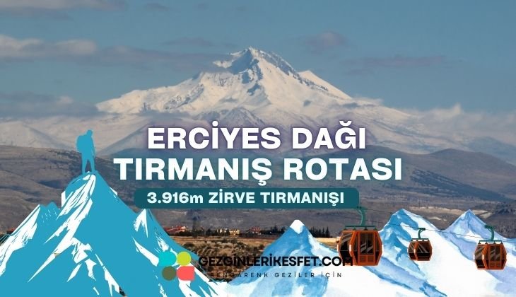 Erciyes Dağı Alpinizim Rotası 3916m – Tırmanış Rotaları