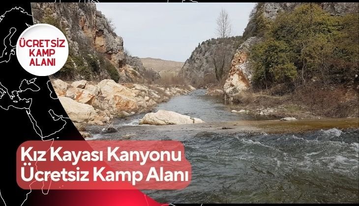Kız Kayası Kanyonu Ücretsiz Kamp Alanı