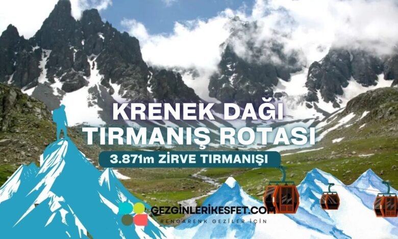 Krenek Alpinizim Rotası 3871m - Türkiye'nin Alpinizim Rotaları