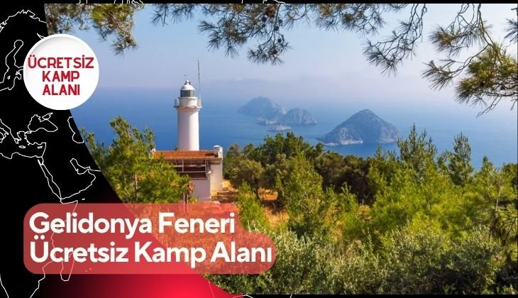 Gelidonya Feneri Ücretsiz Kamp Alanı