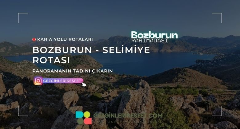 Karia Yolu Bozburun - Selimiye Rotası 10 km