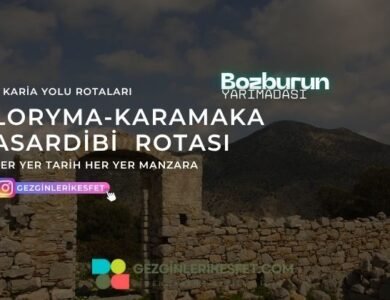 Karia Yolu Loryma - Karamaka - Asardibi Rotası 19 km
