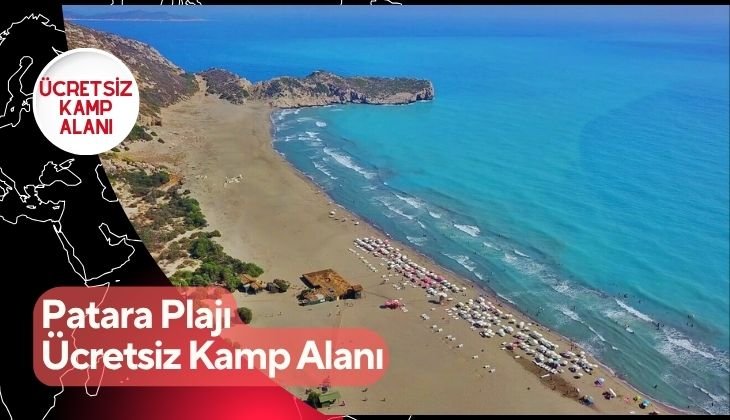Patara Plajı Ücretsiz Kamp Alanı