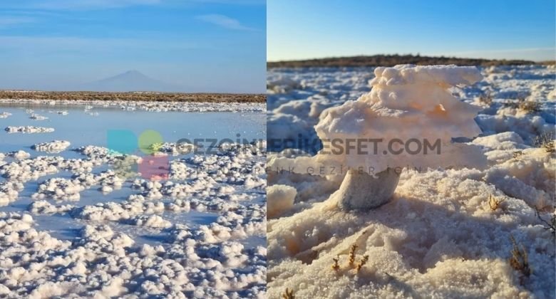 Tuz gölü kuraklık yaşıyor