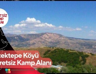 Çiçektepe Köyü Ücretsiz Kamp Alanı