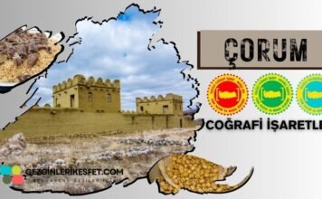 Çorum Coğrafi İşaretli Ürünler Listesi Çorum Coğrafi İşaretleri Ürünler Listesi