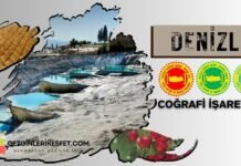 Denizli Coğrafi İşaretli Ürünler Listesi Denizli Coğrafi İşaretleri Ürünler Listesi