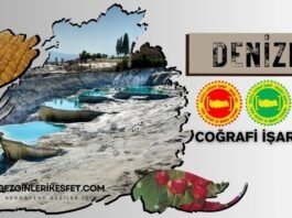 Denizli Coğrafi İşaretleri Ürünler Listesi