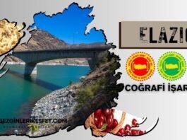 Elazığ Coğrafi İşaretleri Ürünler Listesi