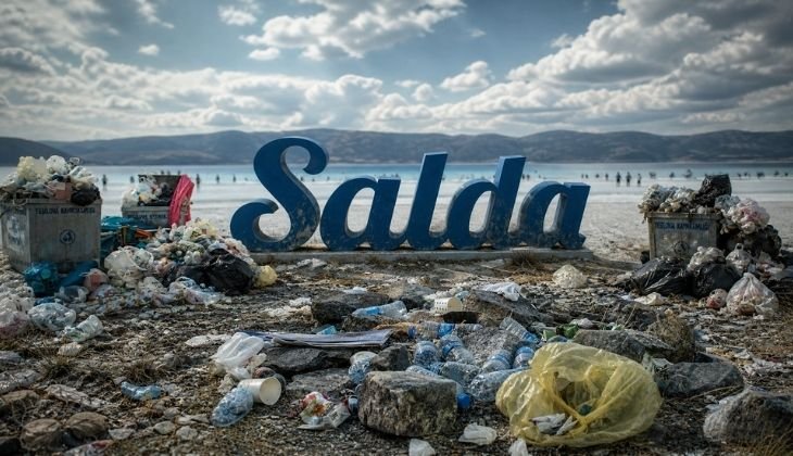 Türkiyenin Maldivleri Salda Gölü Çöplük