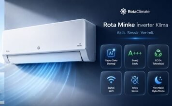 Yeni Seri Rota Minke İnverter Klima – Aİ Destekli 2026 Yeni Seri Rota Minke İnverter Klima - Aİ Destekli 2026